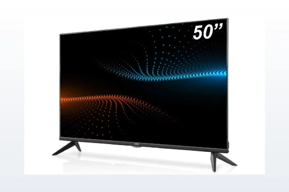 Smart TV HQ de 50 polegadas com tela sem bordas